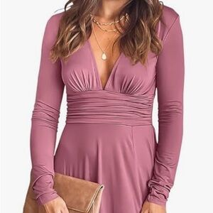SALE! Beautiful pink mauve, formal occasion dress
